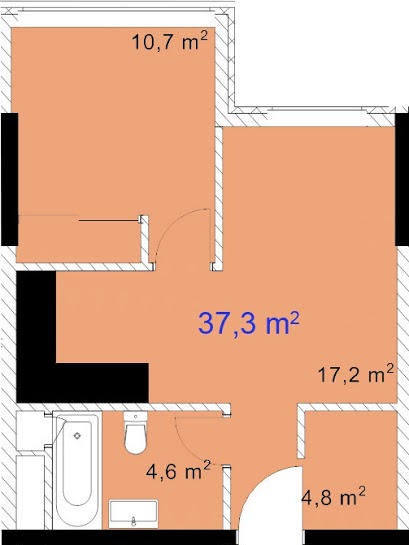 Планировки советских квартир 2 комнаты